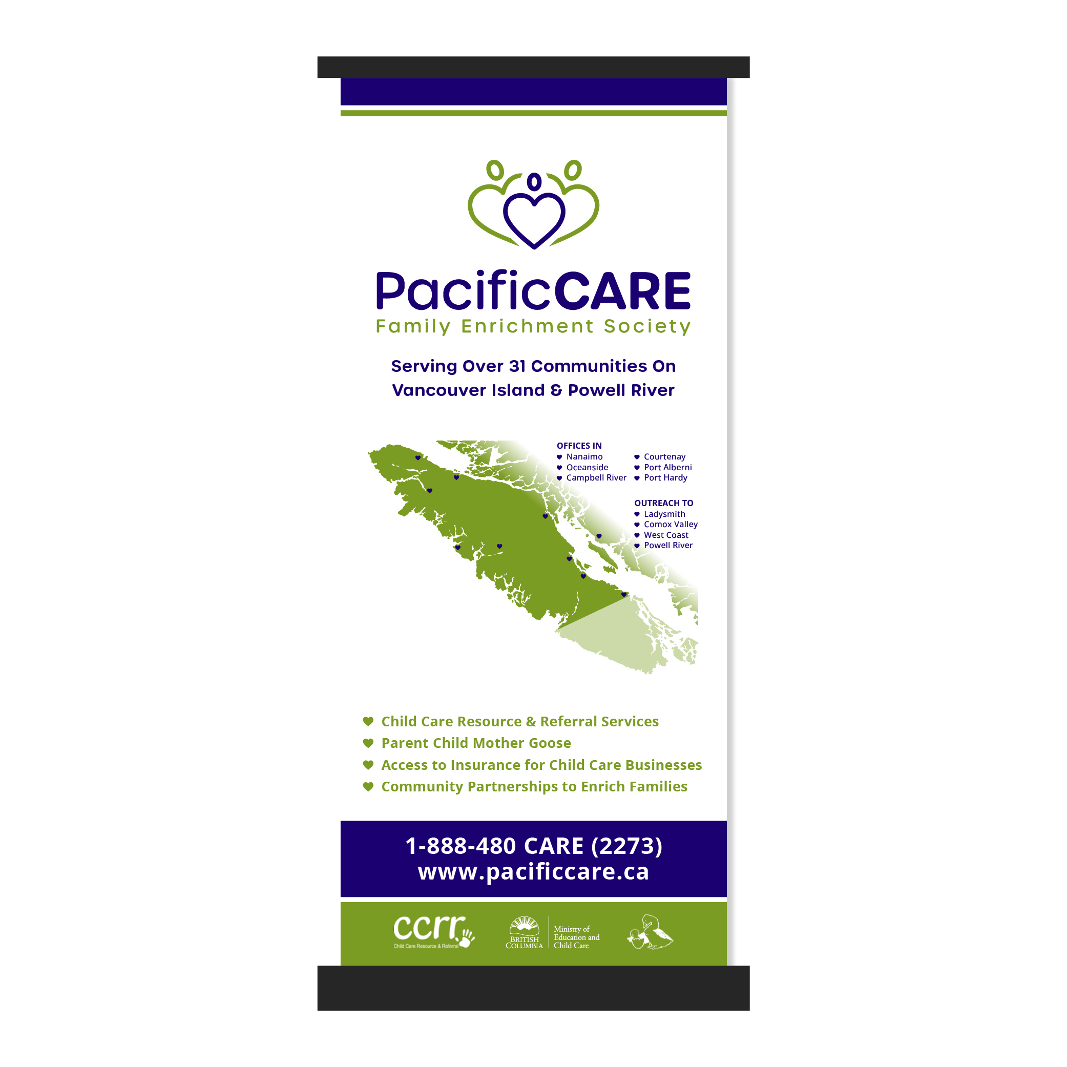 Pacific Care Banner Stand